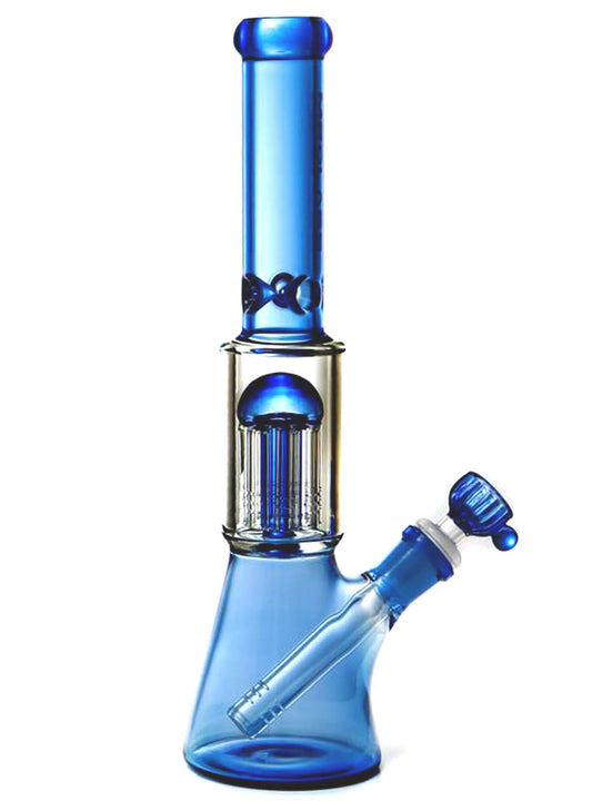 11" Mini Beaker Glass Bong Pipe