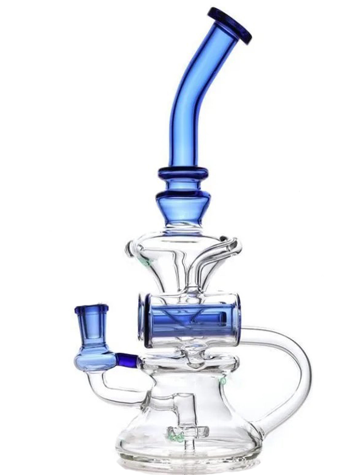 8" Glass Recycler Pipe with inline