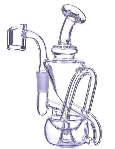 5.1inchs Beaker Dab Rigs Recycler Bong