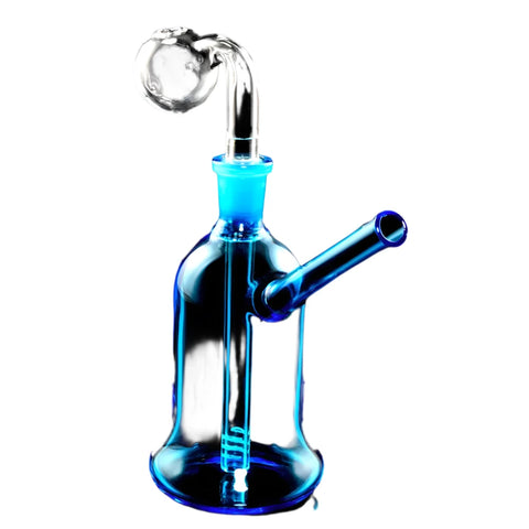 Colorful Glass Bell Oil Burner Rig