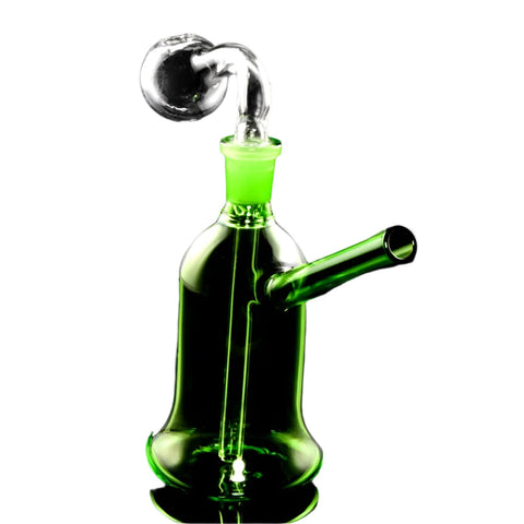 Colorful Glass Bell Oil Burner Rig