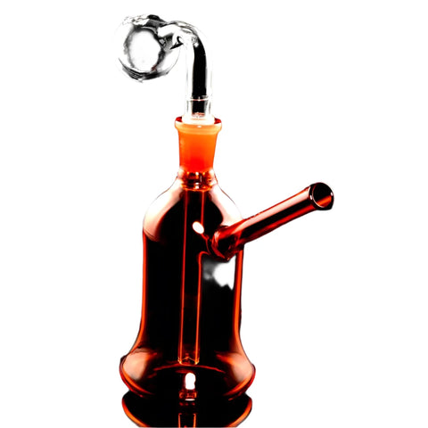 Colorful Glass Bell Oil Burner Rig