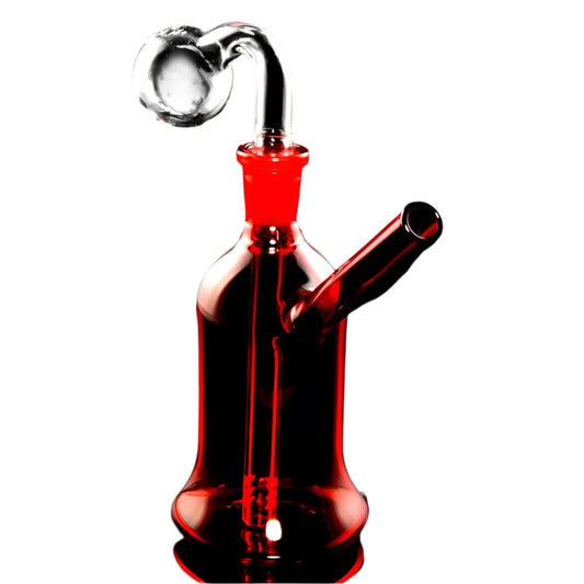 Colorful Glass Bell Oil Burner Rig