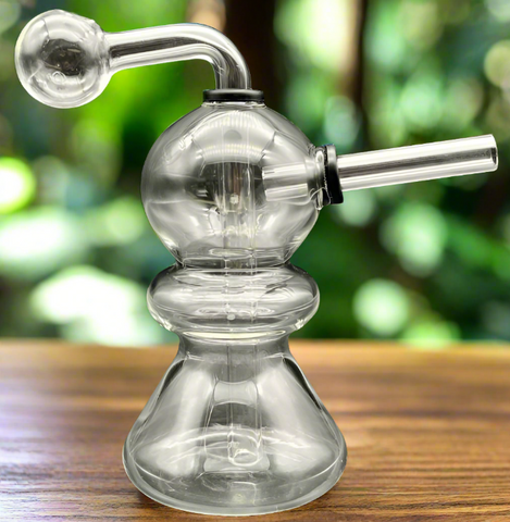 6" Glass Oil Burner Bubbler Pipe