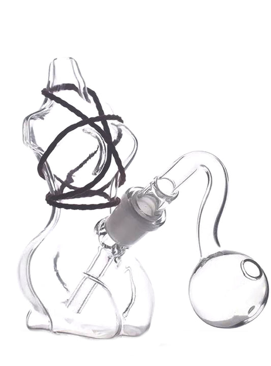 6" Shibari Bondage Style Oil Burner Water Pipe