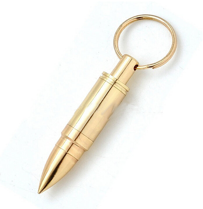 ShowJade Golden Chrome Bullet Shape Cigar Punch