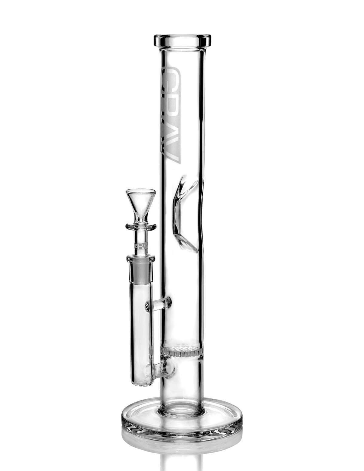 GRAV® Medium Straight Base w- Disc Water Pipe