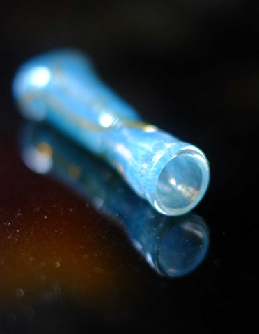 3.5" Thick Glass Chillum Pipe