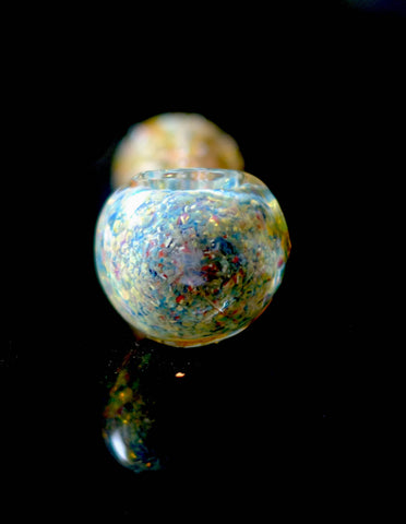 4.5" Unique Dot Glass Spoon Hand pipe