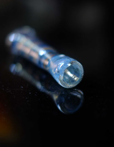 3.5" Dichroic Glass Chillum Pipe