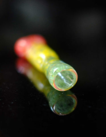 3.5" RASTA Glass Chillum Pipe