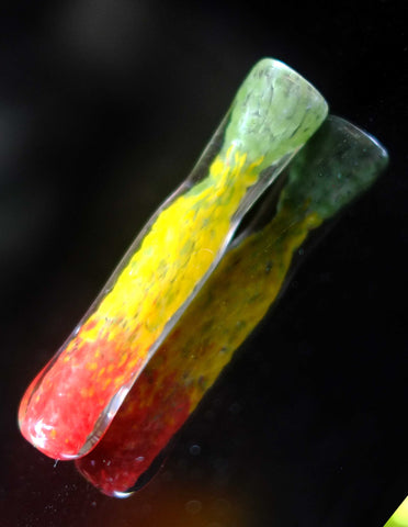 3.5" RASTA Glass Chillum Pipe