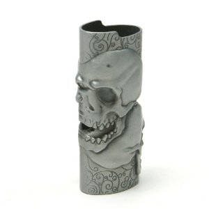 Skull Mystic Metal Lighter Case for BIC brand Lighter, 1pc