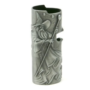 Wizard Mystic Metal Lighter Case for BIC brand Lighter, 1pc