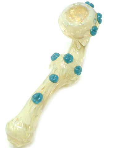 4" Glass Dots Sherlock Pipe