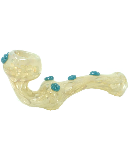 4" Glass Dots Sherlock Pipe