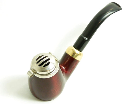 Bent Smoking Tobacco Pipe Pear wood roots