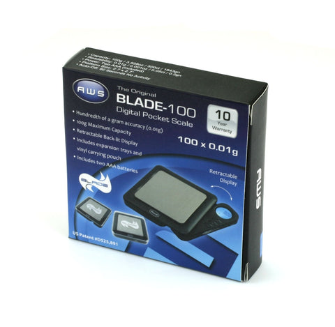 AWS Blade 100 Gram x 0.01g Digital Pocket Jewelry Scale