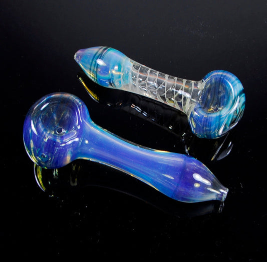 3.5" Spiral Glass Hand Pipe Assorted Color