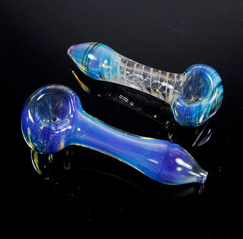 3.5" Spiral Glass Hand Pipe Assorted Color