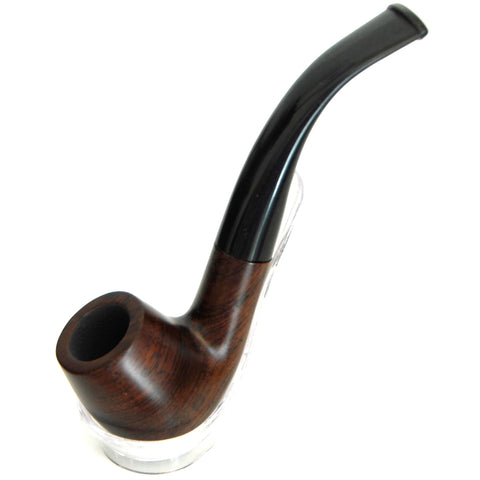 Bent Billiard sandal wood hand craft Tobacco Pipe, 5" long,