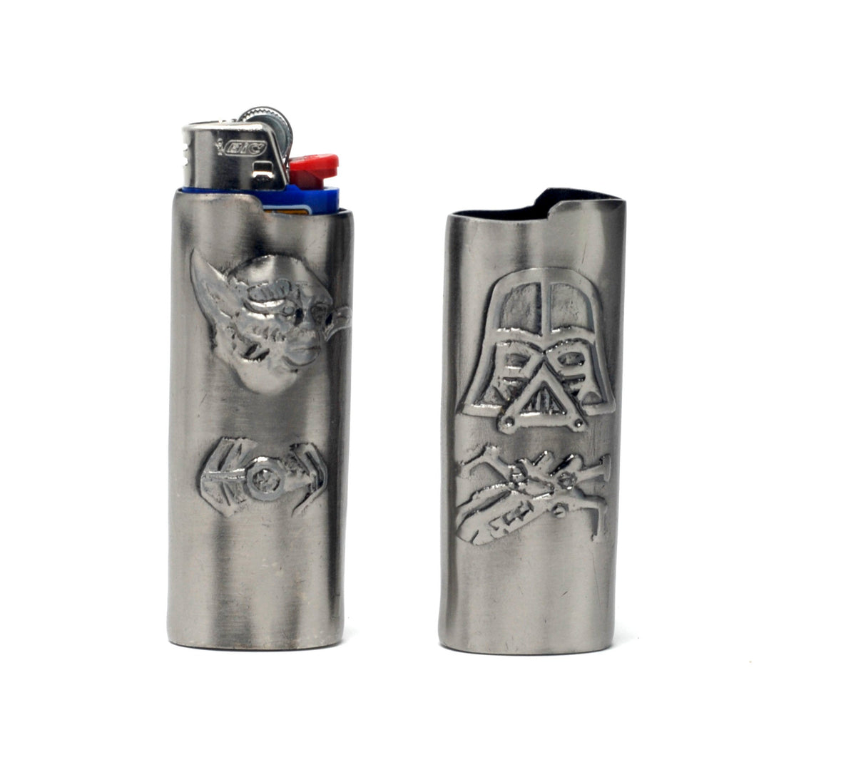 Darth Vader - Yoda the SHuttle Full Size Bic LIghter Sleve Casee,