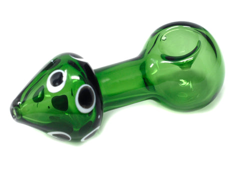 3.5" green mushroom handpipe