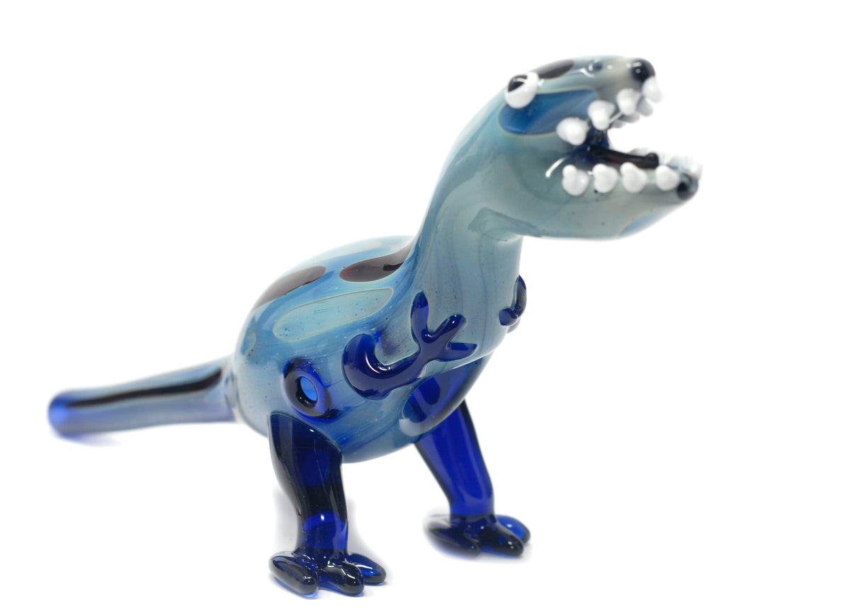 8" Dinosaurs Animal Glass Hand Pipe