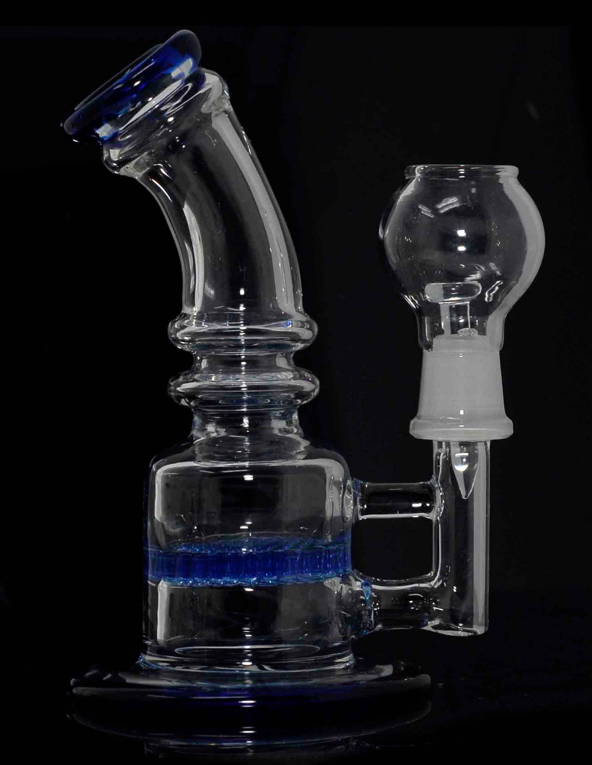 6" Honeycomb Percs Glass Water Pipe