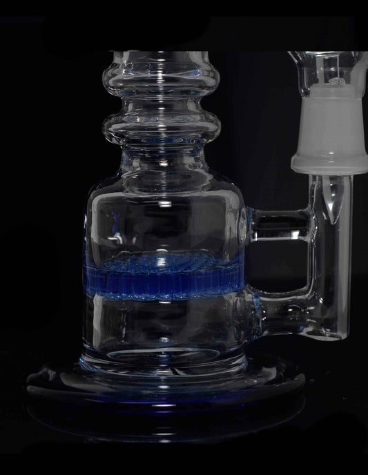 6" Honeycomb Percs Glass Water Pipe