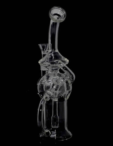 10" Faberge Egg Perculator  Glass Recycler   Water Pipe