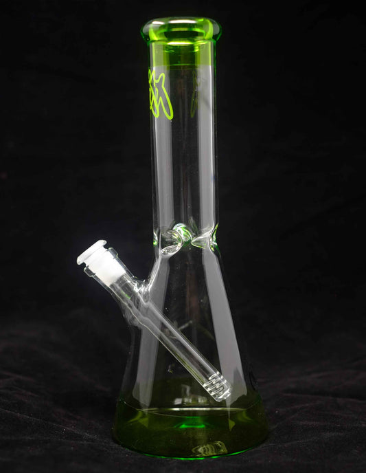 12" Ooze Color Beaker Glass Bong by Maverick Glass