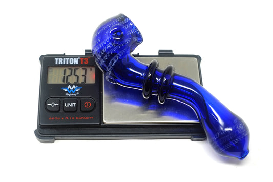 6.5" sherlock Glass hand pipe