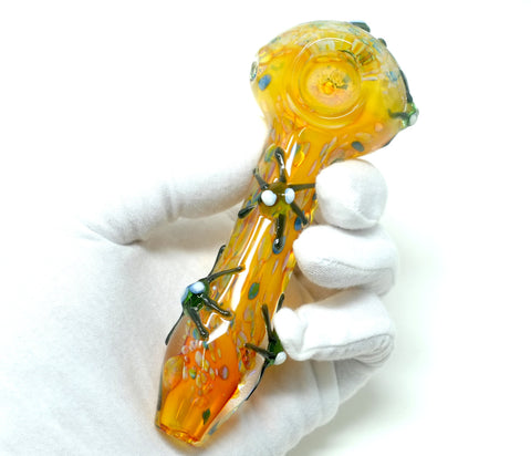 5" tiny Outopus Glass Spoon Pipe - SleekGlassPipe