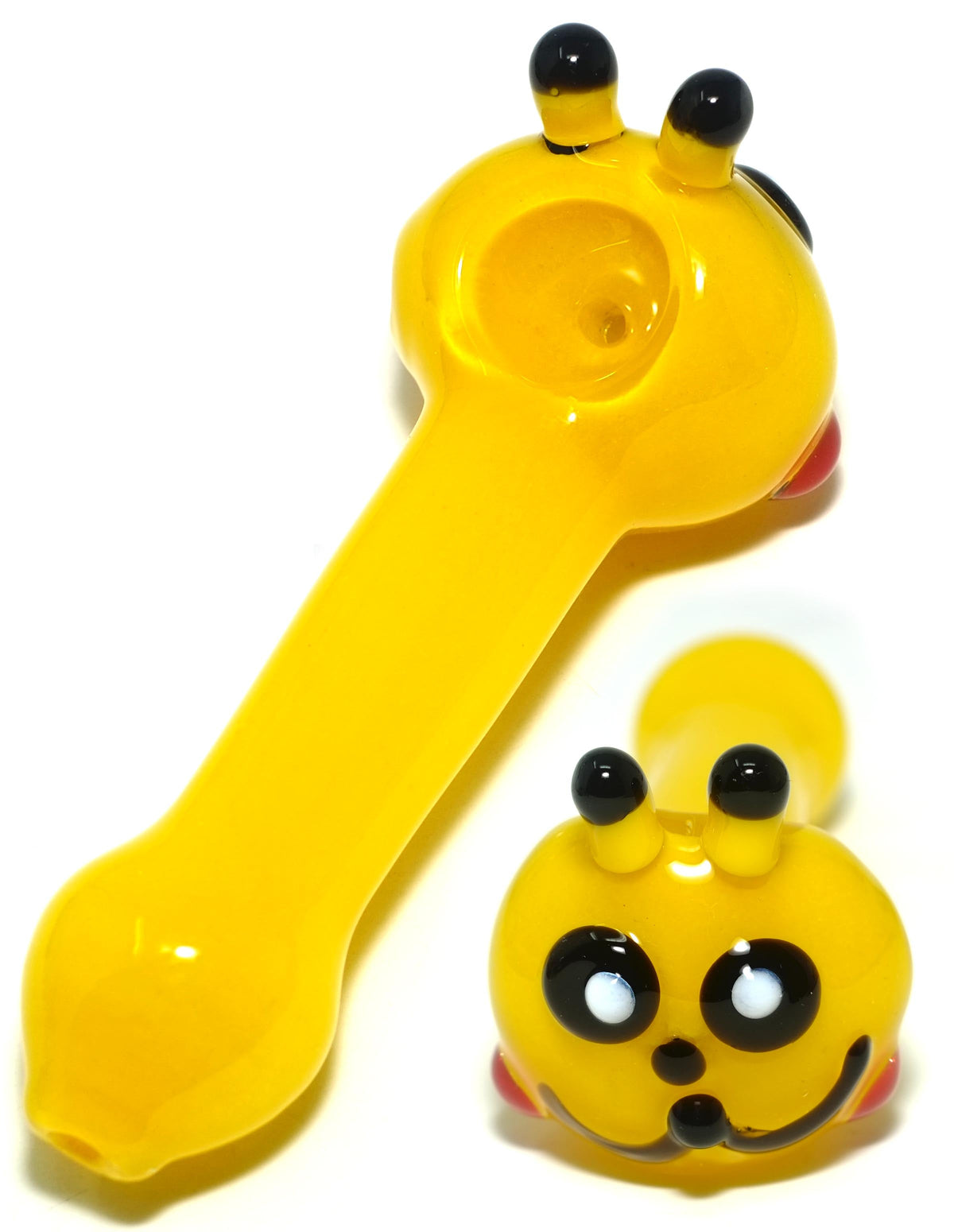 4" PikaChu glass Animal hand Pipe