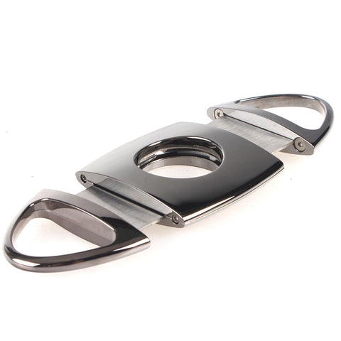 ShowJade Guillotine Cigar Cutter Stainless Double Blade Steel Cutter