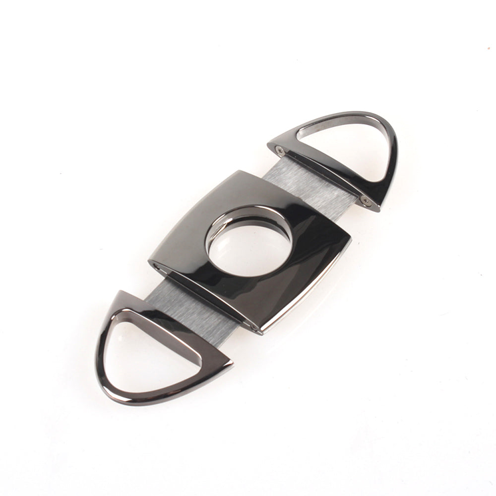 ShowJade Guillotine Cigar Cutter Stainless Double Blade Steel Cutter