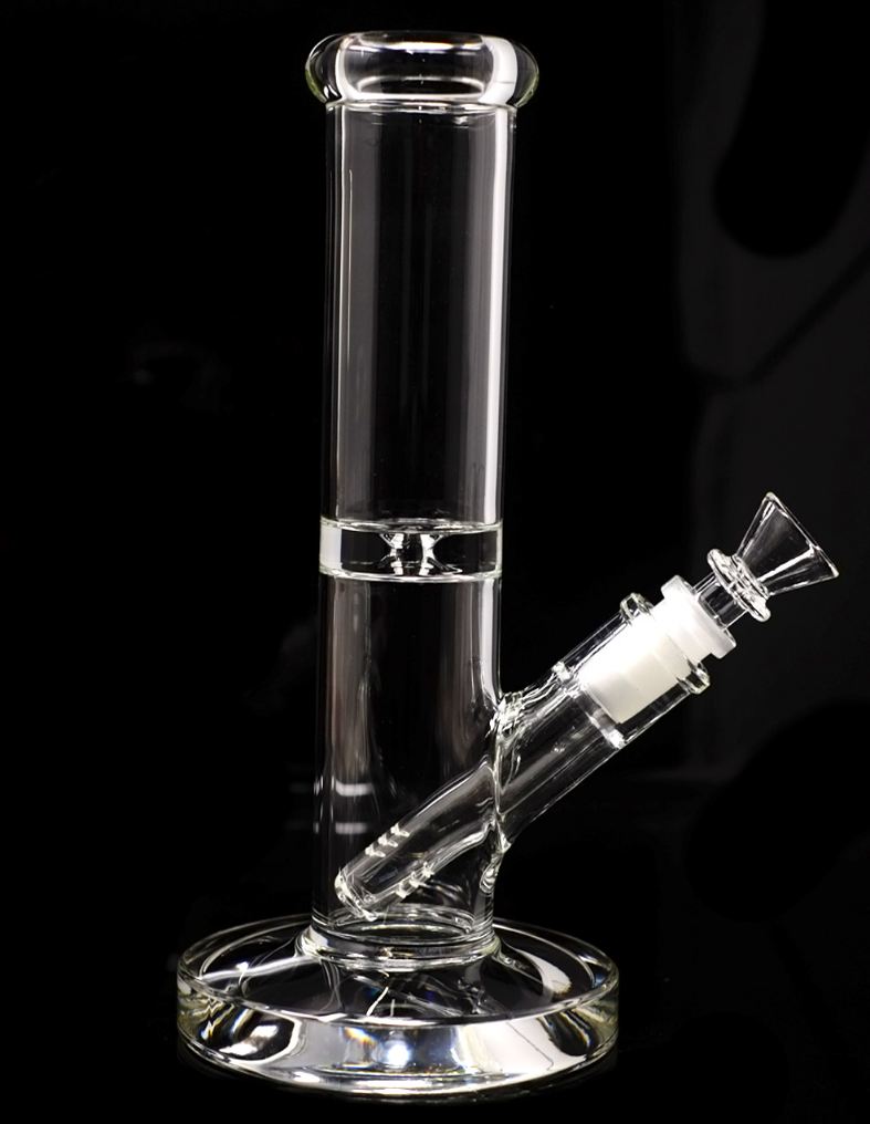 10" Straight Heavy Duty Glass Water Bong Pipe