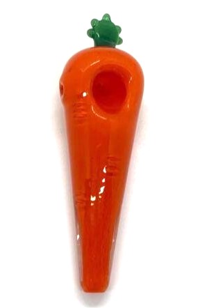 4.5" Carrot Glass Spoon Hand PIpe