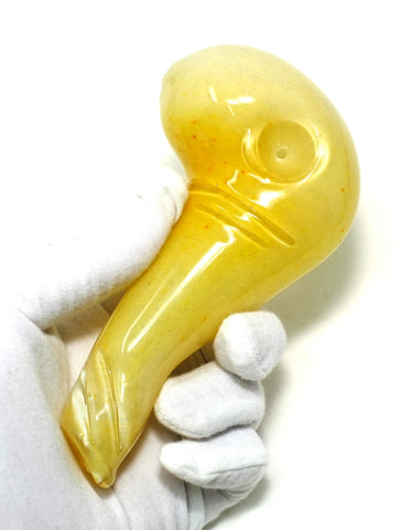 5.5" Chicken Thign Glass Hand Spoon Pipe