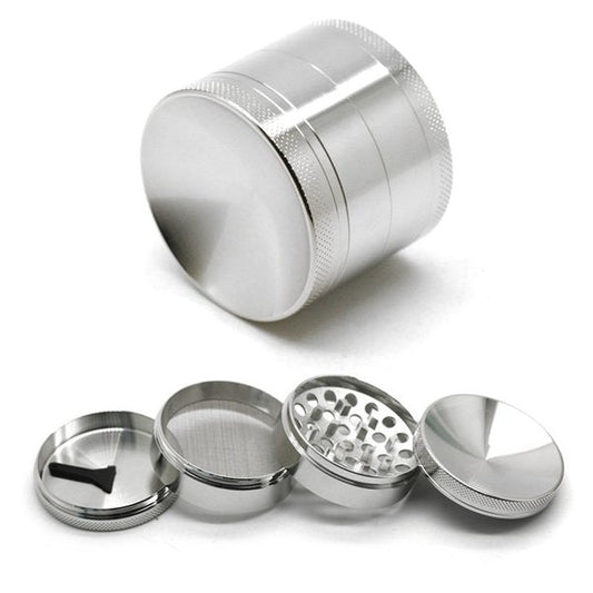 Concave Shaped 2" Metal Tobacco Herb Grinder,