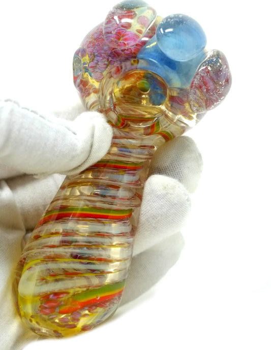 5" Fashion Hair Shape Glass Hand Pipe