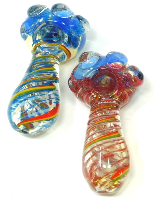 5" Fashion Hair Shape Glass Hand Pipe