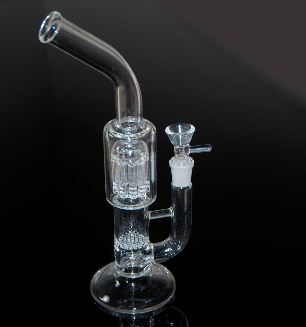 10" 10 Arms Percolator Glass Water Pipe