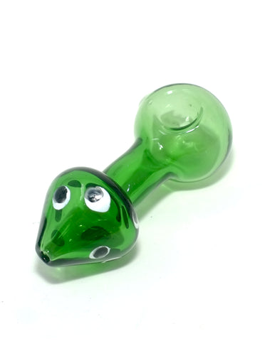 3.5" green mushroom handpipe