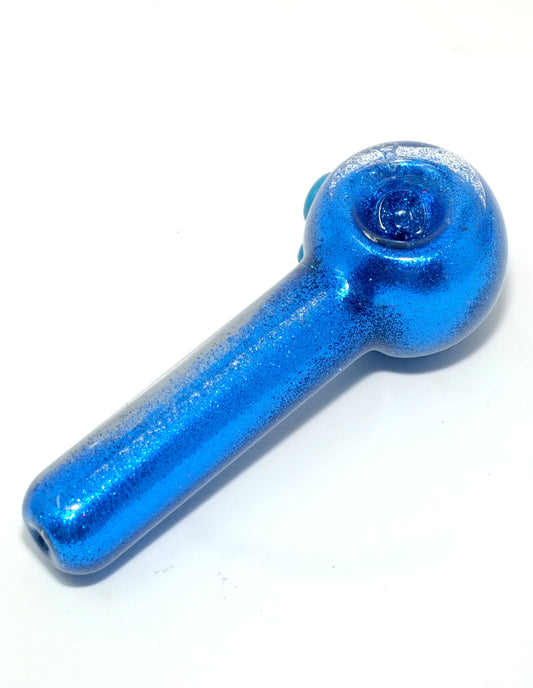 5" Glitter Glass Smoking Pipe | Freezable Glass Hand Pipe