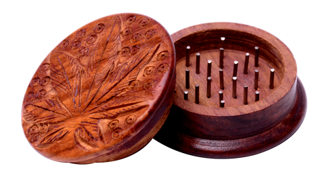 Leaf Wood Rosewood Herb Tobacco Spice Grinder