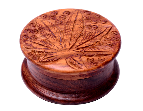 Leaf Wood Rosewood Herb Tobacco Spice Grinder