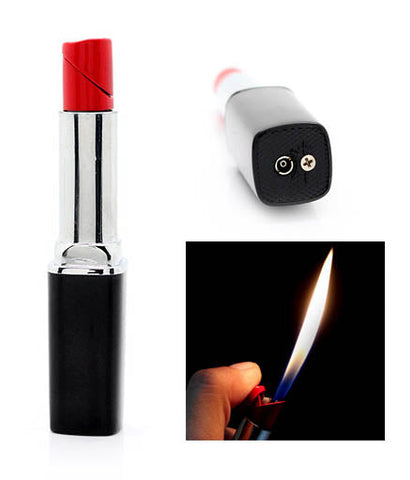 Lipstick refillable lighter