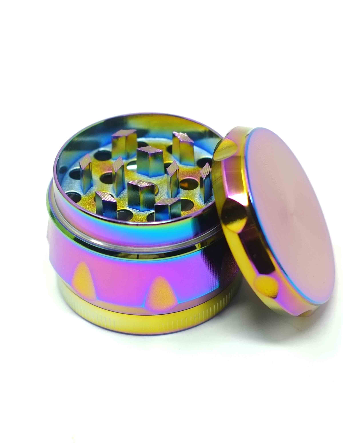 1.8" Color Herb Tobacco Grinder 4 Layer